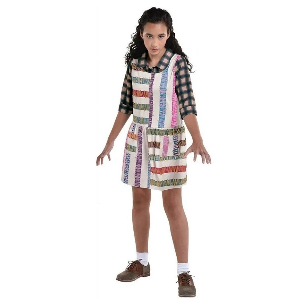 Eleven Stranger Things Netflix‎ Halloween Costume Dress women's large/X-Large